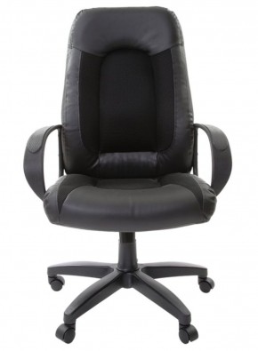 Кресло офисное BRABIX "Strike EX-525" (экокожа черная, ткань черная) 531381 в Верхней Пышме - verhnyaya-pyshma.ok-mebel.com | фото 5