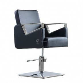 Кресло парикмахерское Barneo 6300V5 черное в Верхней Пышме - verhnyaya-pyshma.ok-mebel.com | фото 1