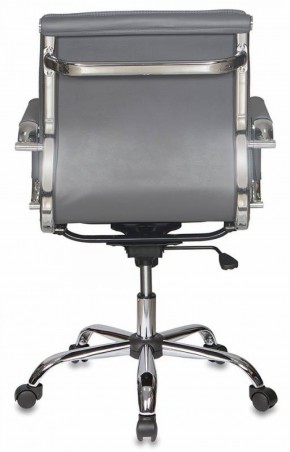 Кресло руководителя Бюрократ CH-993-LOW/GREY серый в Верхней Пышме - verhnyaya-pyshma.ok-mebel.com | фото 4