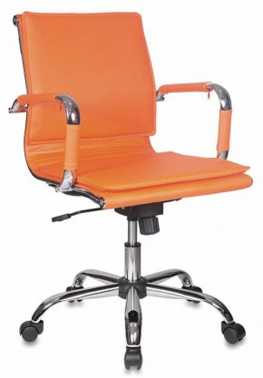 Кресло руководителя Бюрократ CH-993-LOW/ORANGE оранжевый в Верхней Пышме - verhnyaya-pyshma.ok-mebel.com | фото