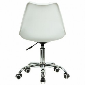 Кресло стул BRABIX "Eames MG-310 CH", хром, пластик белый, ткань серая, 532924 в Верхней Пышме - verhnyaya-pyshma.ok-mebel.com | фото 4