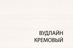 Кровать 120, TIFFANY, цвет вудлайн кремовый в Верхней Пышме - verhnyaya-pyshma.ok-mebel.com | фото 1