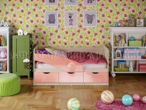 Кровать Бабочки (Розовый металлик) 1600 в Верхней Пышме - verhnyaya-pyshma.ok-mebel.com | фото