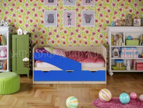 Кровать Бабочки (Синий матовый) 1800 в Верхней Пышме - verhnyaya-pyshma.ok-mebel.com | фото