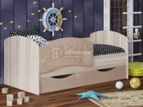 Кровать Дельфин-3 МДФ (фасад 3D) 1600 в Верхней Пышме - verhnyaya-pyshma.ok-mebel.com | фото
