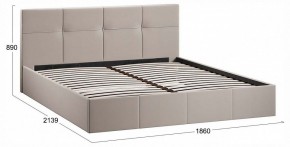 Кровать двуспальная Лора с ПМ в Верхней Пышме - verhnyaya-pyshma.ok-mebel.com | фото 4