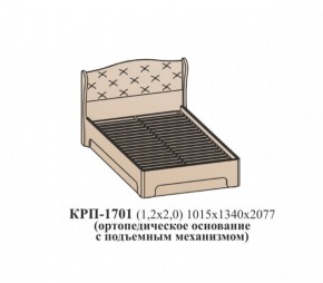 Кровать ЭЙМИ с подъемным механизмом КРП-1701 Гикори джексон (1200х2000) в Верхней Пышме - verhnyaya-pyshma.ok-mebel.com | фото