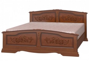 ЕЛЕНА Кровать из массива 1200 (Орех) в Верхней Пышме - verhnyaya-pyshma.ok-mebel.com | фото