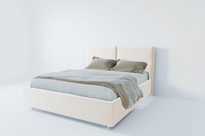 Кровать Корсика с ПМ 1600 (экокожа белая) в Верхней Пышме - verhnyaya-pyshma.ok-mebel.com | фото 2
