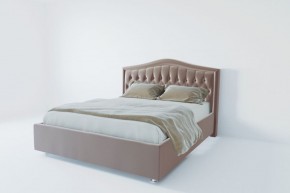 Кровать Нягань с ПМ 1200 (велюр серый) в Верхней Пышме - verhnyaya-pyshma.ok-mebel.com | фото 2