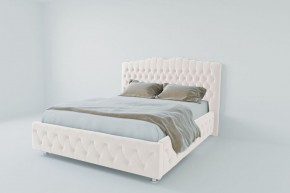 Кровать Нягань с ПМ 900 (экокожа белая) в Верхней Пышме - verhnyaya-pyshma.ok-mebel.com | фото