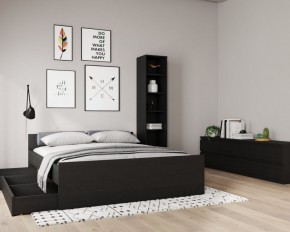 Кровать ОРИОН двухспальная с ортопедическим основанием 180х200, цвет Дуб Венге в Верхней Пышме - verhnyaya-pyshma.ok-mebel.com | фото 3