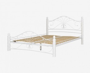 Кровать "Фортуна 1" КМД 2.01 Белая (1200*2000) (ножки-белые) с коваными элементами в Верхней Пышме - verhnyaya-pyshma.ok-mebel.com | фото 2