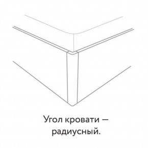 НАОМИ Кровать БЕЗ основания 1600х2000 в Верхней Пышме - verhnyaya-pyshma.ok-mebel.com | фото 3