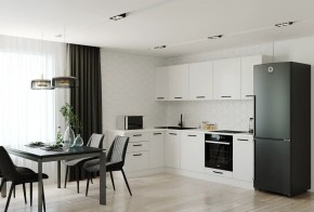 Кухонный гарнитур Белый Глянец 2600*1600 (Стол. 38мм) в Верхней Пышме - verhnyaya-pyshma.ok-mebel.com | фото