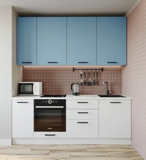 Кухонный гарнитур Капри 2200 h950 (Стол. 38мм) в Верхней Пышме - verhnyaya-pyshma.ok-mebel.com | фото