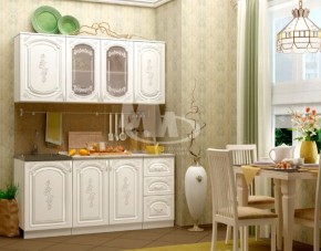 ЛИЗА-2 Кухонный гарнитур 1,7 Белый глянец холодный в Верхней Пышме - verhnyaya-pyshma.ok-mebel.com | фото 1
