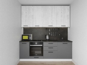 Кухонный гарнитур Санторини 2200 h 950 (Стол. 38мм) в Верхней Пышме - verhnyaya-pyshma.ok-mebel.com | фото