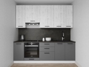Кухонный гарнитур Санторини 2400 h950 (Стол. 38мм) в Верхней Пышме - verhnyaya-pyshma.ok-mebel.com | фото