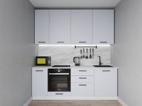 Кухонный гарнитур Смоки 2200 h950 (Стол. 38 мм) в Верхней Пышме - verhnyaya-pyshma.ok-mebel.com | фото