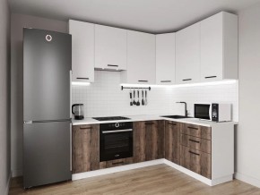 Кухонный гарнитур Старое Дерево 2200*1600 h950 (Стол. 38мм) в Верхней Пышме - verhnyaya-pyshma.ok-mebel.com | фото