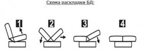ЛАУРА ЛЮКС Диван Лаура Люкс БД+2подушки в Верхней Пышме - verhnyaya-pyshma.ok-mebel.com | фото 7