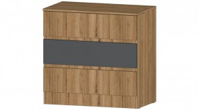 ЛЕНОРА Комод 3 ящика (графит) в Верхней Пышме - verhnyaya-pyshma.ok-mebel.com | фото