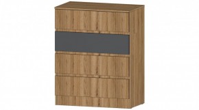 ЛЕНОРА Комод 4 ящика (графит) в Верхней Пышме - verhnyaya-pyshma.ok-mebel.com | фото