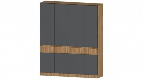 ЛЕНОРА Шкаф 4х створчатый (графит) в Верхней Пышме - verhnyaya-pyshma.ok-mebel.com | фото