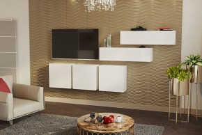 ЛИНДА Гостиная (Белый/Белый) в Верхней Пышме - verhnyaya-pyshma.ok-mebel.com | фото 2