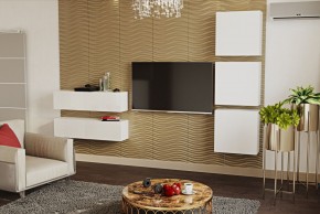 ЛИНДА Гостиная (Белый/Белый) в Верхней Пышме - verhnyaya-pyshma.ok-mebel.com | фото 4