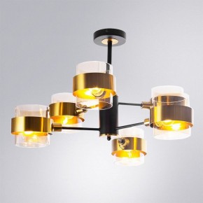 Люстра на штанге Arte Lamp Carlo A8205SP-6BK в Верхней Пышме - verhnyaya-pyshma.ok-mebel.com | фото 2