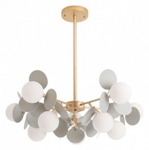 Люстра на штанге Arte Lamp Peacock A1369SP-10GY в Верхней Пышме - verhnyaya-pyshma.ok-mebel.com | фото