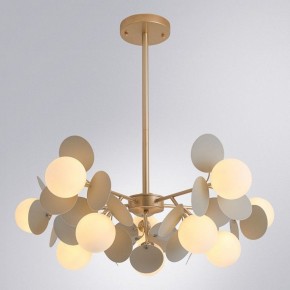 Люстра на штанге Arte Lamp Peacock A1369SP-10GY в Верхней Пышме - verhnyaya-pyshma.ok-mebel.com | фото 2