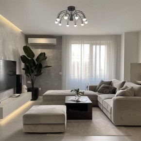 Люстра на штанге Eurosvet Ragno 90035/10 LED черный в Верхней Пышме - verhnyaya-pyshma.ok-mebel.com | фото 5