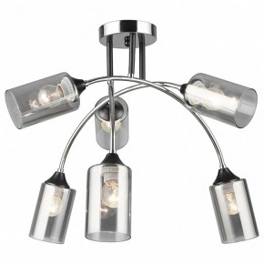 Люстра на штанге Imex MD.2195 MD.2195-6-S-BK+CH в Верхней Пышме - verhnyaya-pyshma.ok-mebel.com | фото