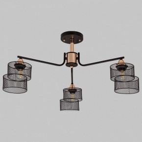 Люстра на штанге Imex MD.4252 MD.4252-3-S-BK+FGD в Верхней Пышме - verhnyaya-pyshma.ok-mebel.com | фото 1