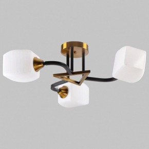 Люстра на штанге Imex MD.52009 MD.52009-3-S-BK+GAB в Верхней Пышме - verhnyaya-pyshma.ok-mebel.com | фото