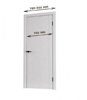 Межкомнатная дверь Bolivar Вяз дымчатый (комплект) 700 в Верхней Пышме - verhnyaya-pyshma.ok-mebel.com | фото