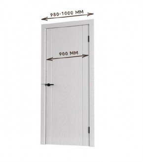 Межкомнатная дверь Bolivar Вяз дымчатый (комплект) 900 в Верхней Пышме - verhnyaya-pyshma.ok-mebel.com | фото