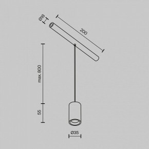 Модульный светильник Maytoni Focus LED C105PL-3W3-6K-B в Верхней Пышме - verhnyaya-pyshma.ok-mebel.com | фото 5