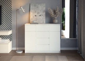 МОРИ МК 1200.4 Комод (белый) в Верхней Пышме - verhnyaya-pyshma.ok-mebel.com | фото 3