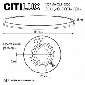 Накладной светильник Citilux Norma CL748500 в Верхней Пышме - verhnyaya-pyshma.ok-mebel.com | фото 11