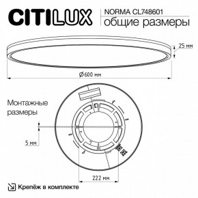 Накладной светильник Citilux Norma CL748601 в Верхней Пышме - verhnyaya-pyshma.ok-mebel.com | фото 11