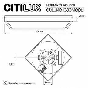 Накладной светильник Citilux Norma CL748K300 в Верхней Пышме - verhnyaya-pyshma.ok-mebel.com | фото 7