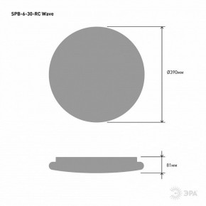 Накладной светильник Эра Классик SPB-6-30-RC Wave в Верхней Пышме - verhnyaya-pyshma.ok-mebel.com | фото 5