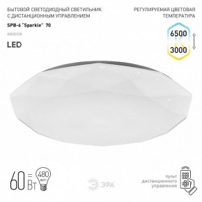 Накладной светильник Эра Классик SPB-6-70-RC Sparkle в Верхней Пышме - verhnyaya-pyshma.ok-mebel.com | фото 2