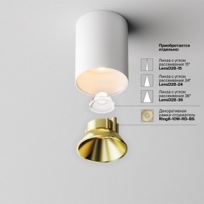 Накладной светильник Maytoni Alfa LED C064CL-8W2.7K-RD-WB в Верхней Пышме - verhnyaya-pyshma.ok-mebel.com | фото 3