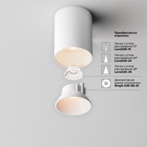Накладной светильник Maytoni Alfa LED C064CL-8W2.7K-RD-WB в Верхней Пышме - verhnyaya-pyshma.ok-mebel.com | фото 4