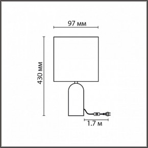 Настольная лампа декоративная Lumion Akivi 8146/1Т в Верхней Пышме - verhnyaya-pyshma.ok-mebel.com | фото 5